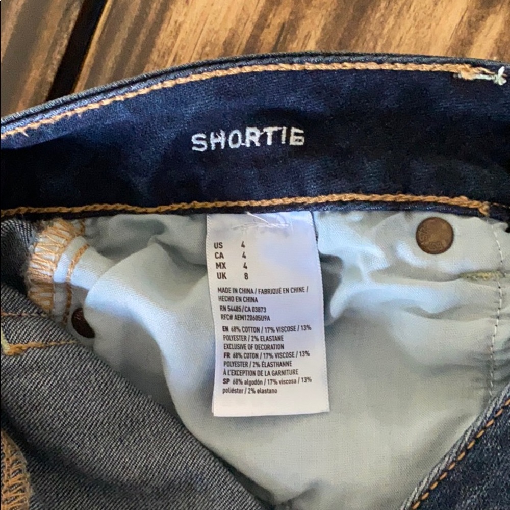American Eagle Shortie Jean shorts - Picture 3 of 3